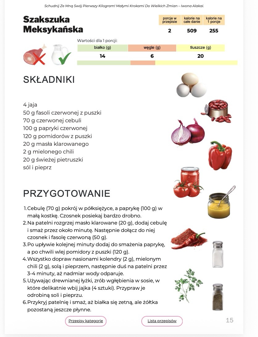 Przykładowy przepis keto